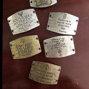 6 Lenny and Eva Jewelry bracelet plates